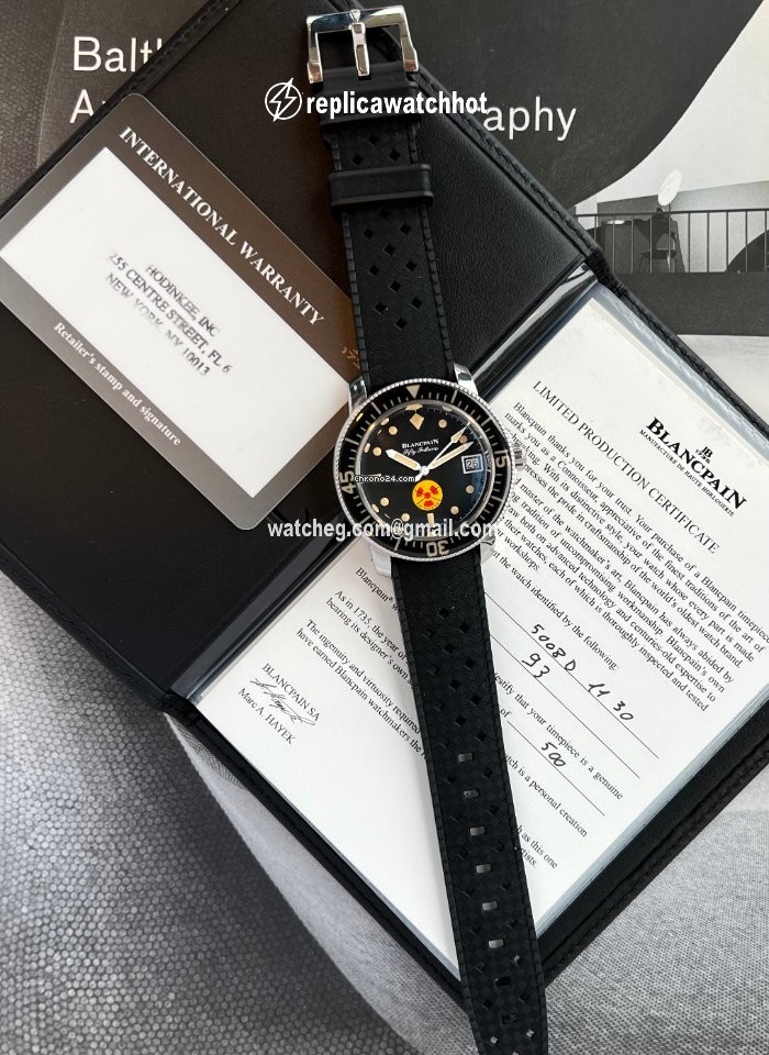 Blancpain Fifty Fathoms Mens watch Unisex Automatic Steel 5008D-1130-B64A 2