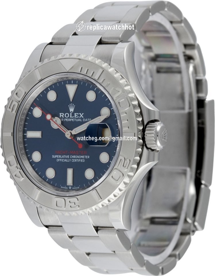 Rolex Yacht-Master 40 Mens watch Unisex Platinum Automatic 126622 blue 2