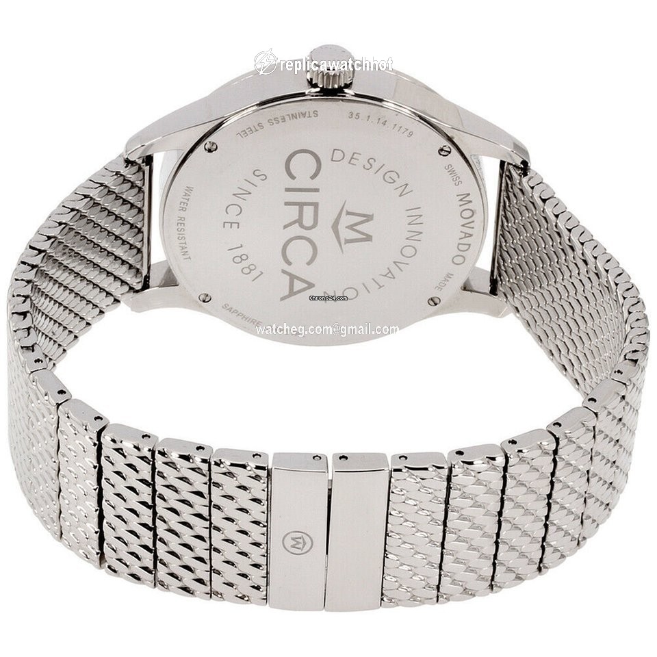 Movado Circa Quartz Steel 0606802-SDB 2