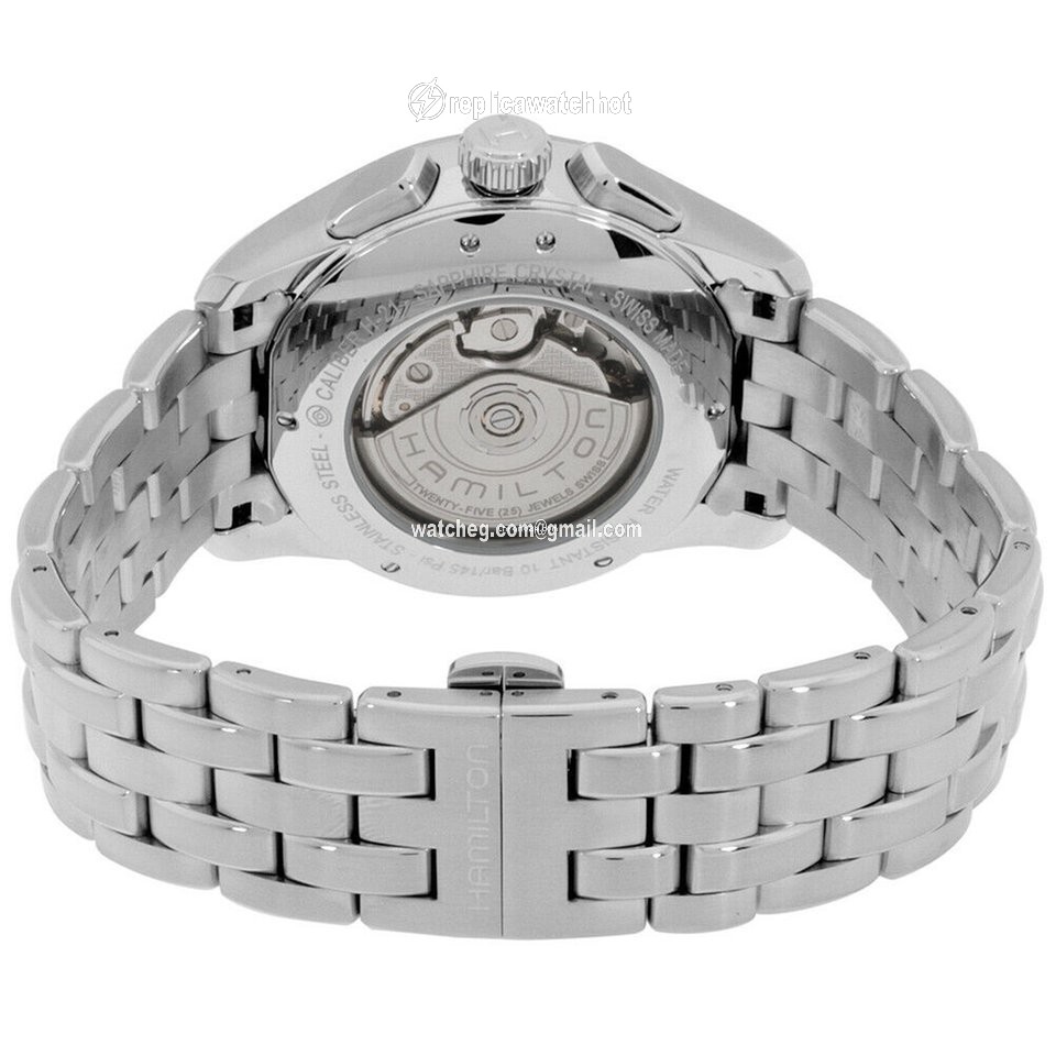 Hamilton Jazzmaster Auto Chrono Mens watch Unisex Automatic Steel H32596181-SD 2
