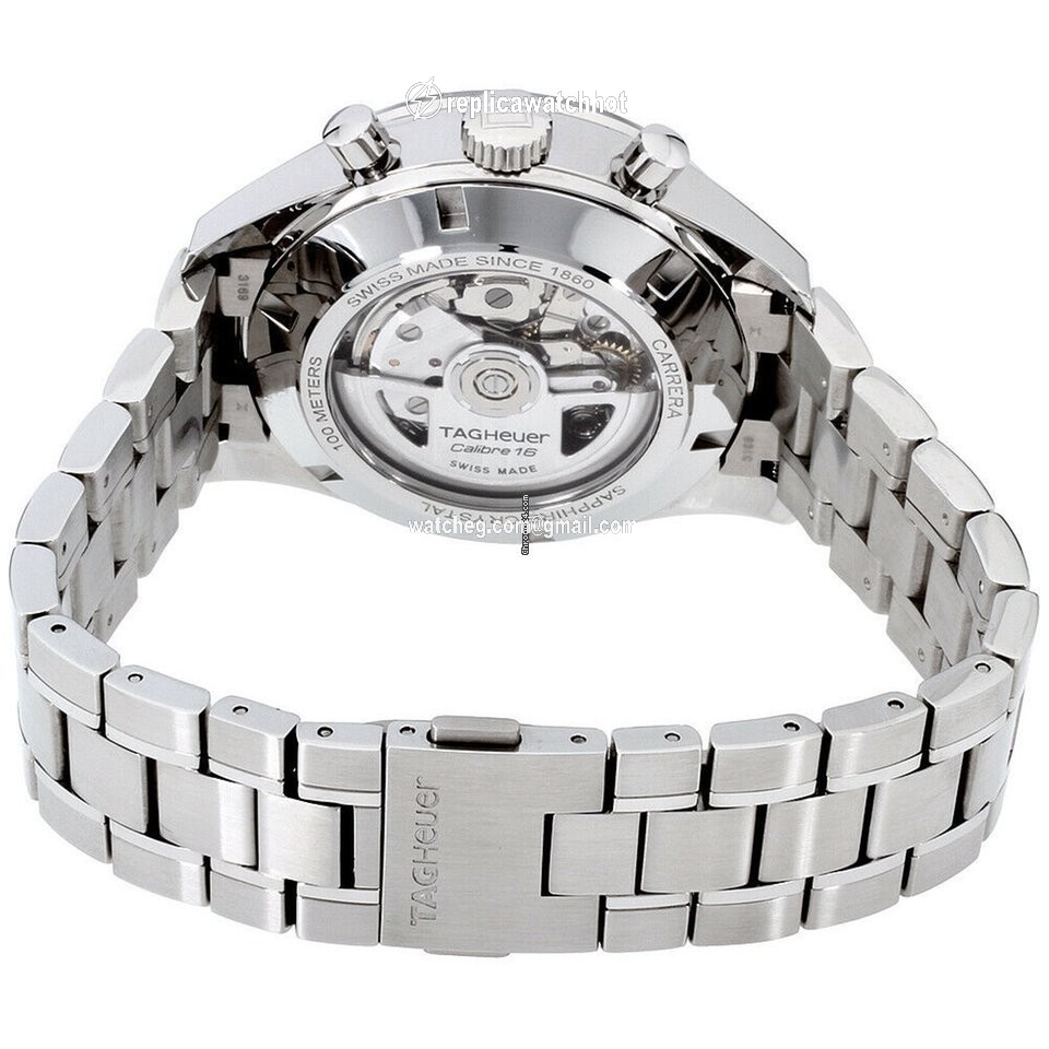 TAG Heuer Carrera Calibre 16 Mens watch Unisex Automatic Steel CAS2111BA0730-SDB 2