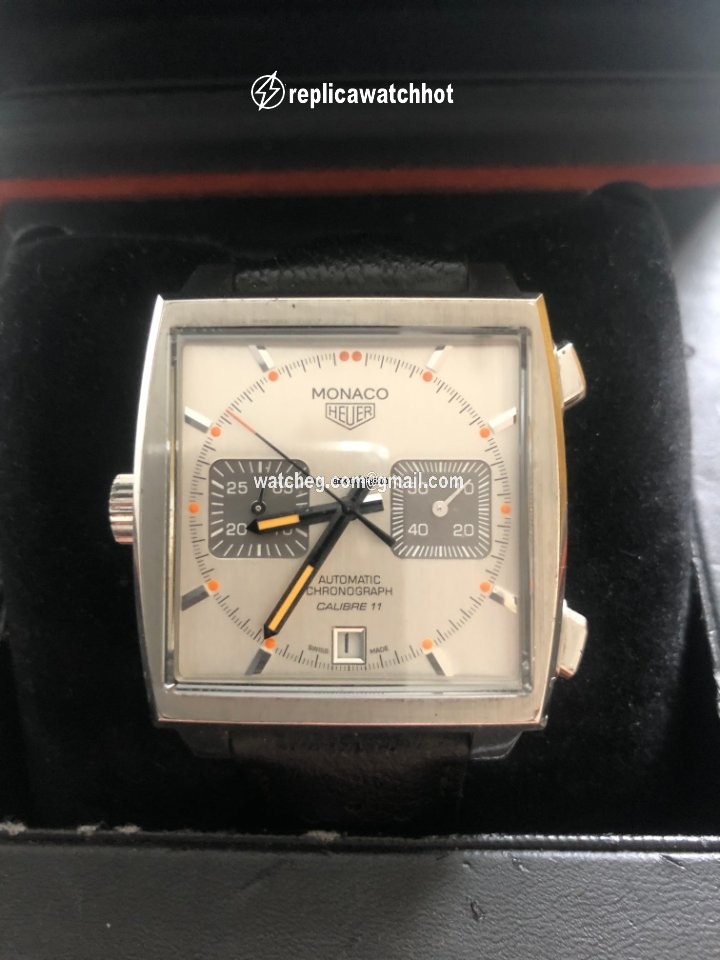 TAG Heuer Monaco Calibre 11 Mens watch Unisex Automatic Steel CAW211C.FC6241 2