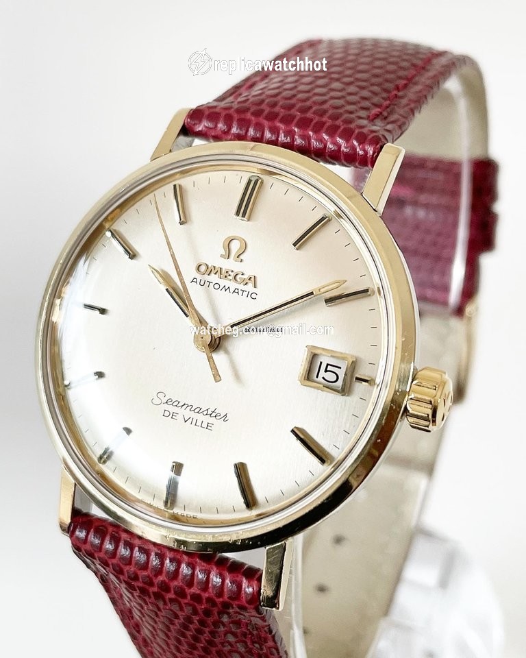 Omega Seamaster DeVille Mens watch Unisex Automatic Gold Steel 14770 62 SC 2