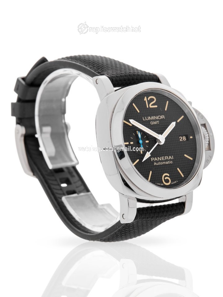 Panerai Luminor 1950 3 Days GMT Automatic Mens watch Unisex Automatic Steel PAM 01535 2