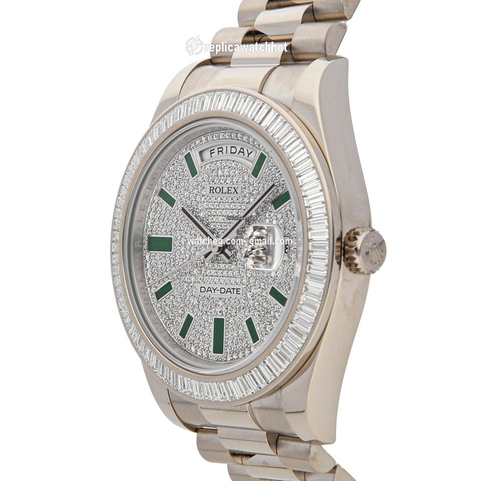 Rolex Day-Date II Mens watch Unisex White gold Automatic 218399BR 2