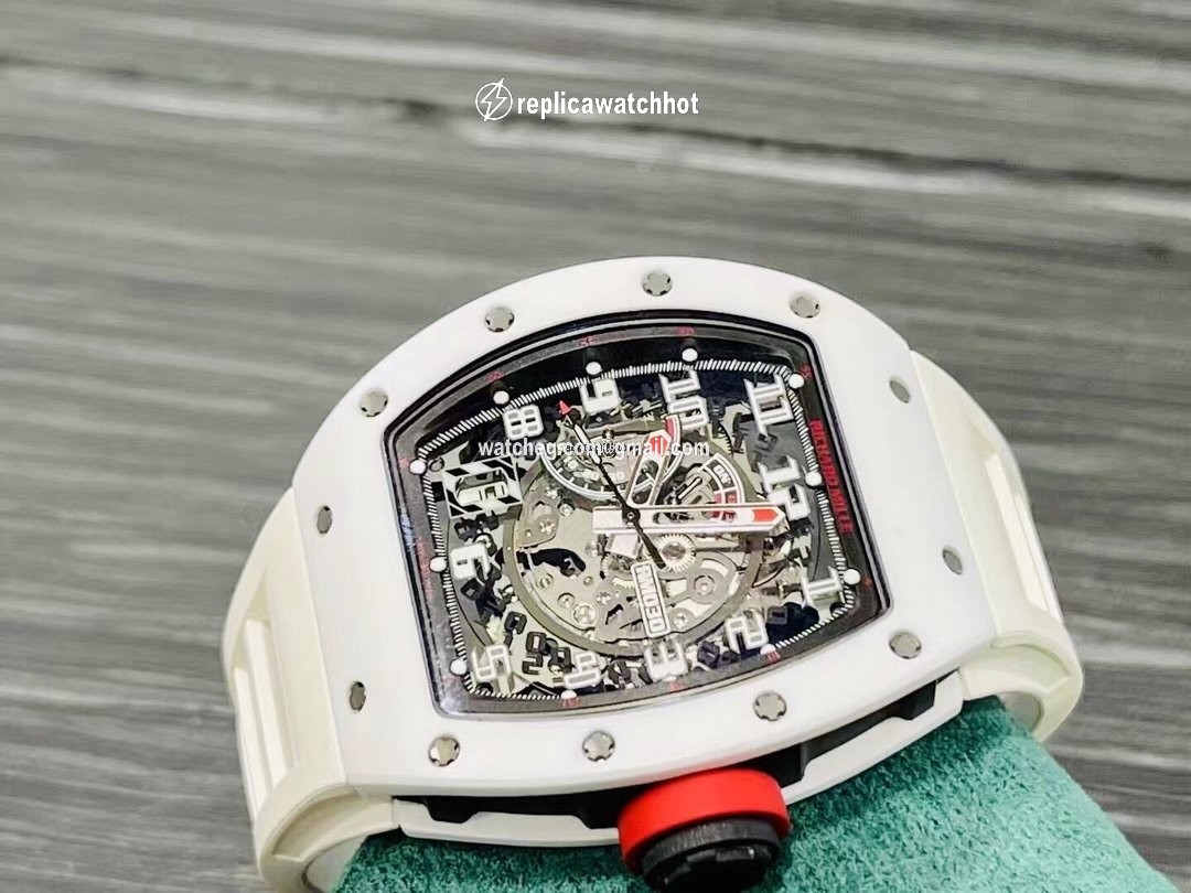Richard Mille RM 030 Mens watch Unisex Automatic Ceramic Richard Mille Rm 030 White 2