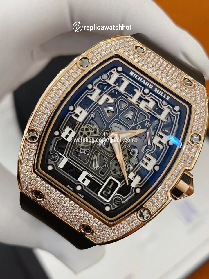 Richard Mille RM 67 Mens watch Unisex Automatic Rose gold Richard Mille Extra Flat RM67-01 RG 2