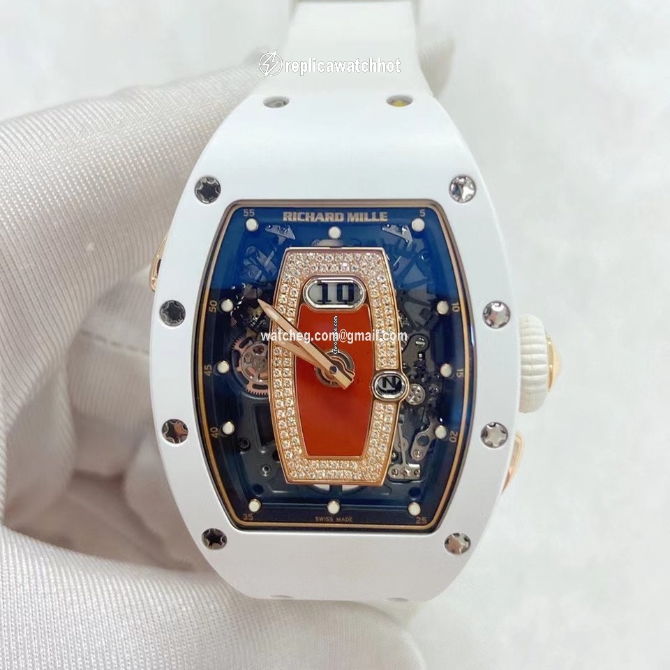Richard Mille Womens watch Automatic White gold Richard Mille RM037 White Gold 2