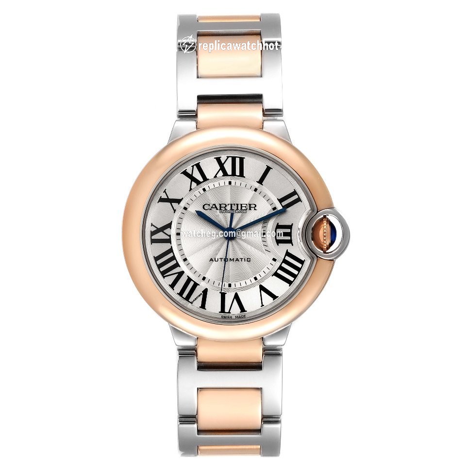 Cartier Ballon Bleu 36mm Womens watch Automatic Gold Steel W2BB0003 2