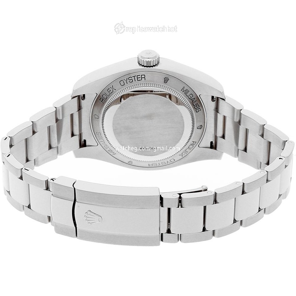 Rolex Milgauss Mens watch Unisex Steel Automatic 116400GV-BLUE 2