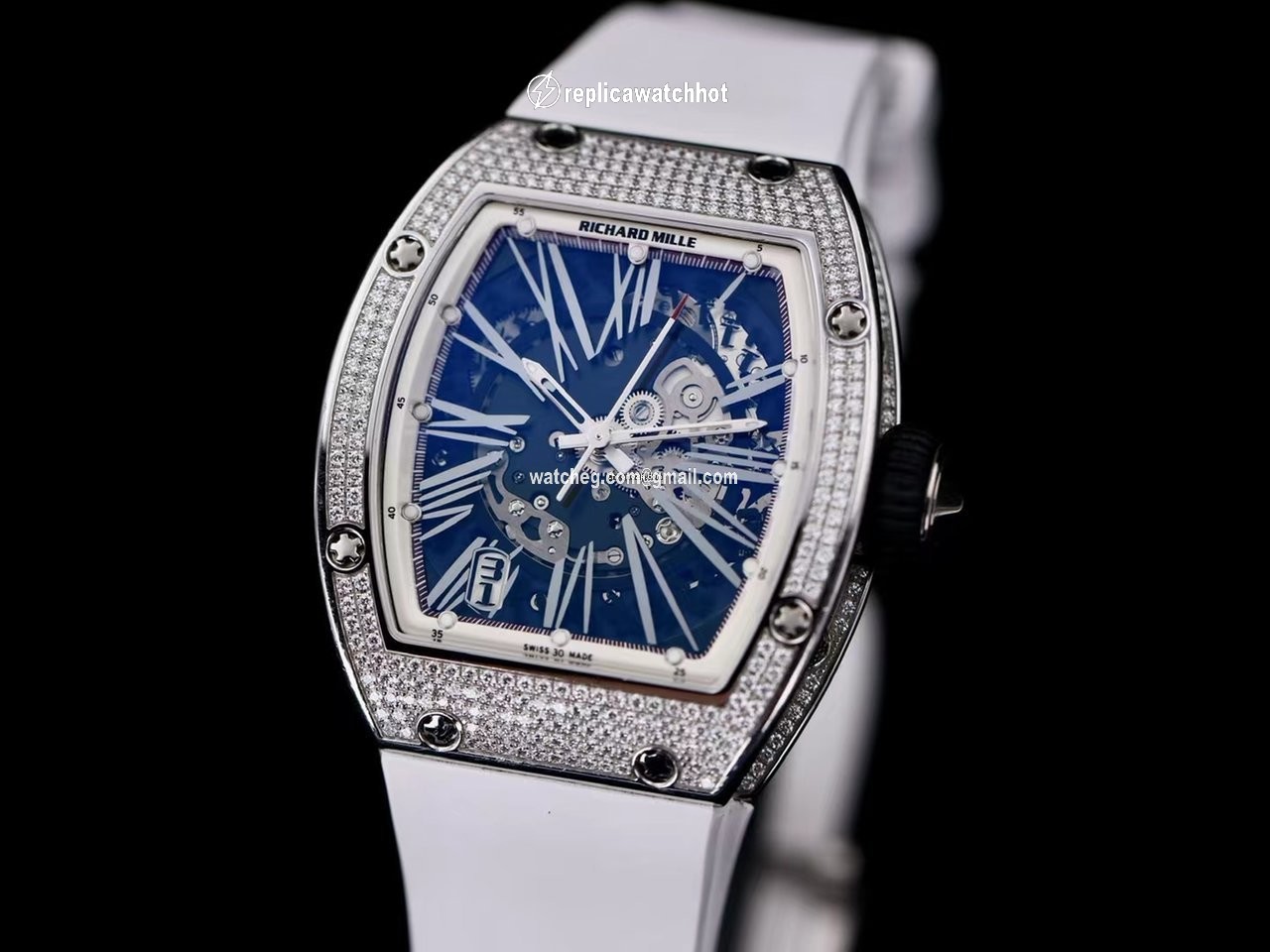 Richard Mille Mens watch Unisex Automatic White gold Richard Mille RM 023 White Gold 2