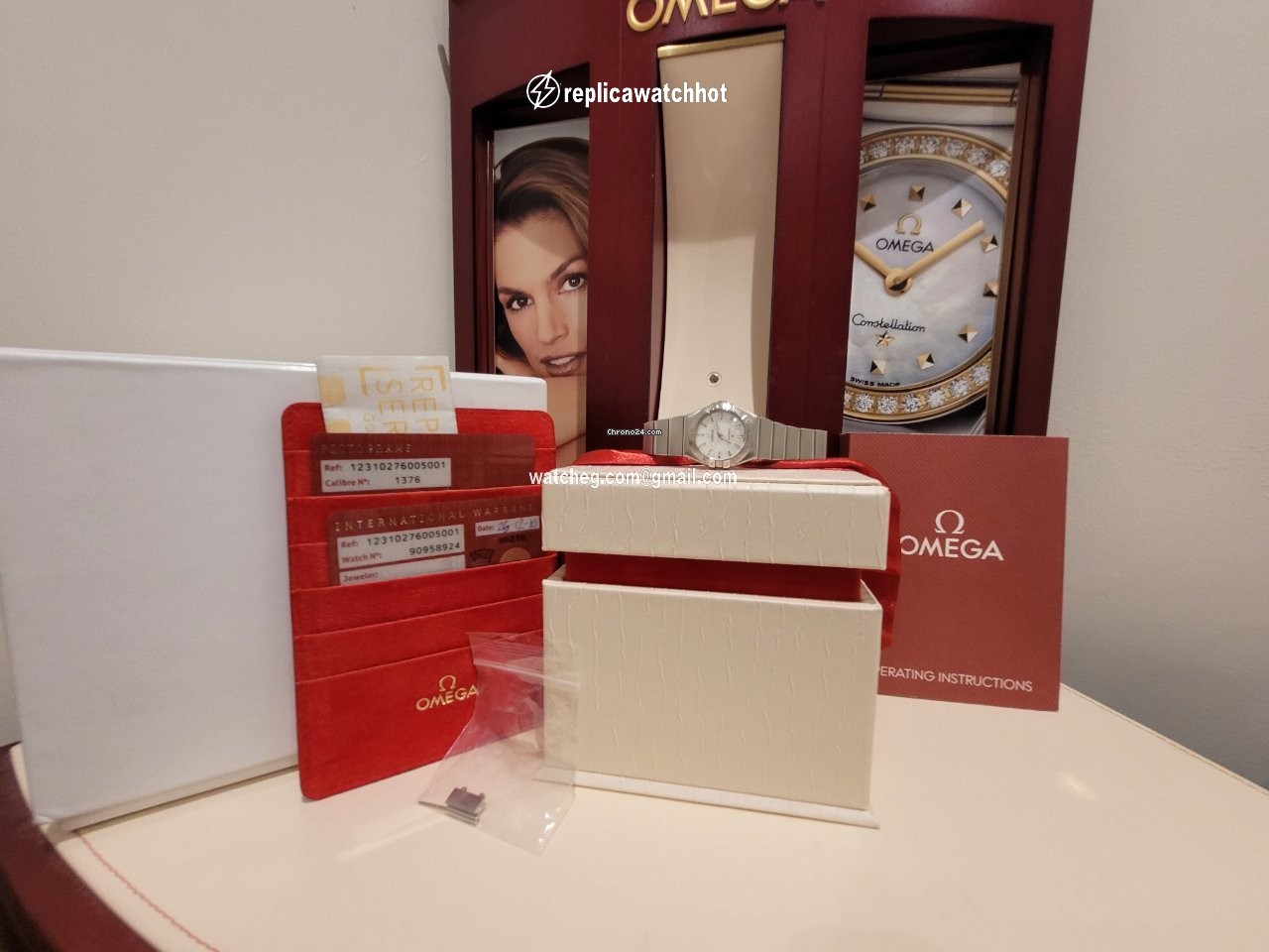 Omega Constellation Quartz Womens watch Quartz Steel 123.10.27.60.05.001 2