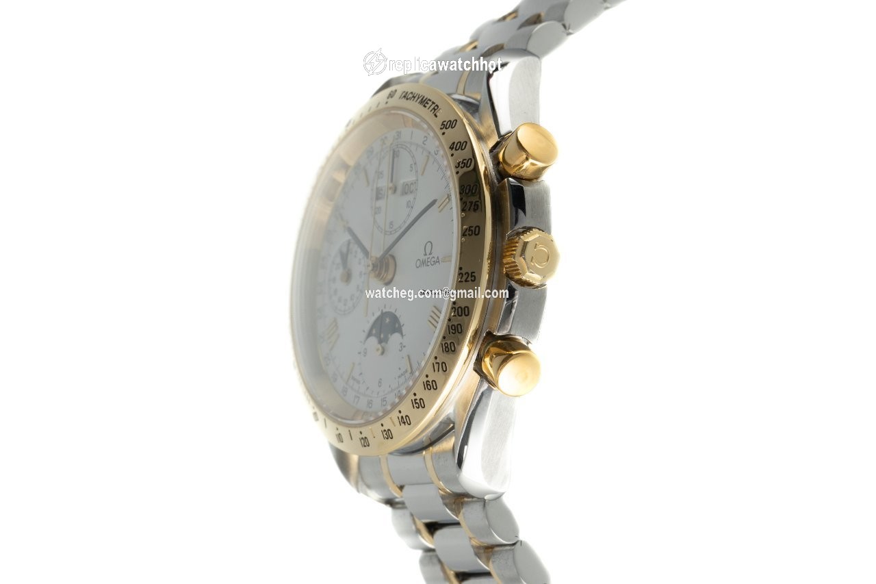 Omega Speedmaster Mens watch Unisex Automatic Gold Steel DA 175.0034 2