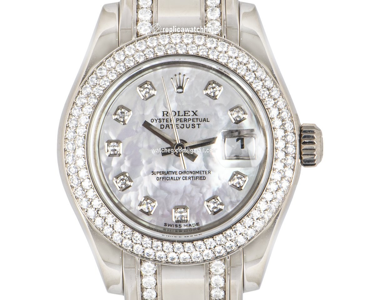 Rolex Lady-Datejust Womens watch White gold Automatic 80339 2