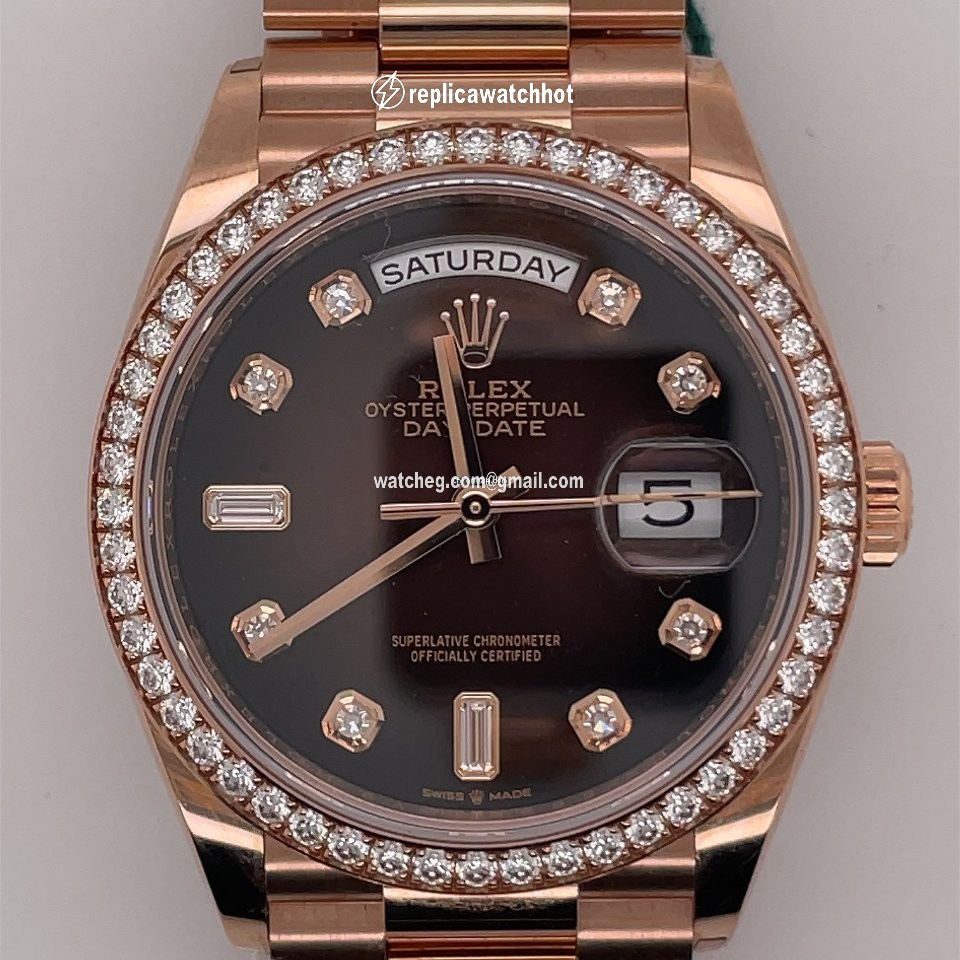 Rolex Day-Date 36 Mens watch Unisex Rose gold Automatic 128349RBR 2