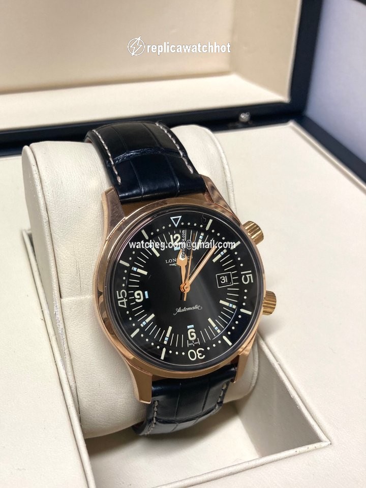 Longines Legend Diver Mens watch Unisex Automatic Rose gold L3.674.8.50.0 2
