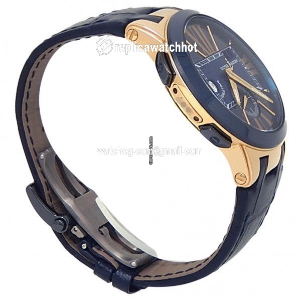 Ulysse Nardin Executive Dual Time Mens watch Unisex Automatic Rose gold 246-00 43 2