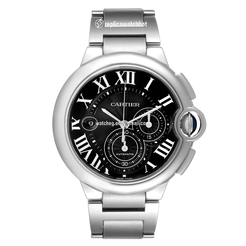 Cartier Ballon Bleu 44mm Mens watch Unisex Automatic Steel W6920077 2