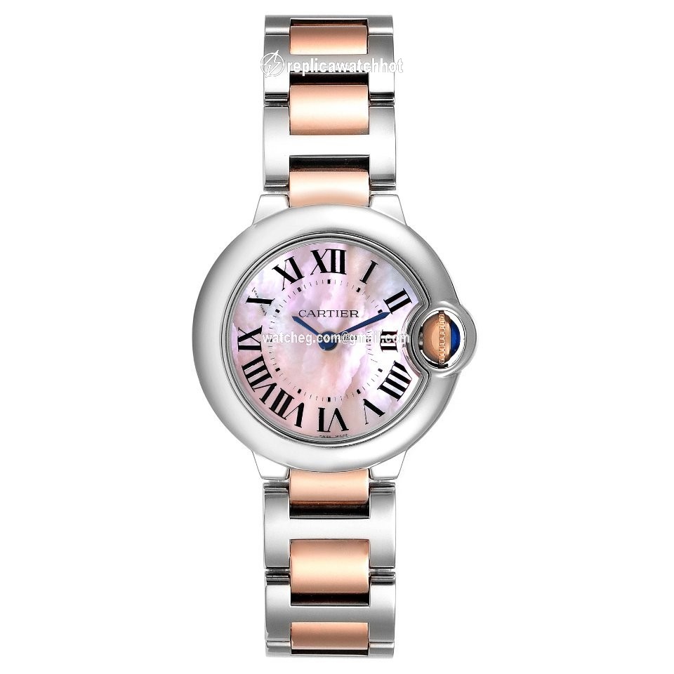 Cartier Ballon Bleu 28mm Womens watch Quartz Steel W6920034 2