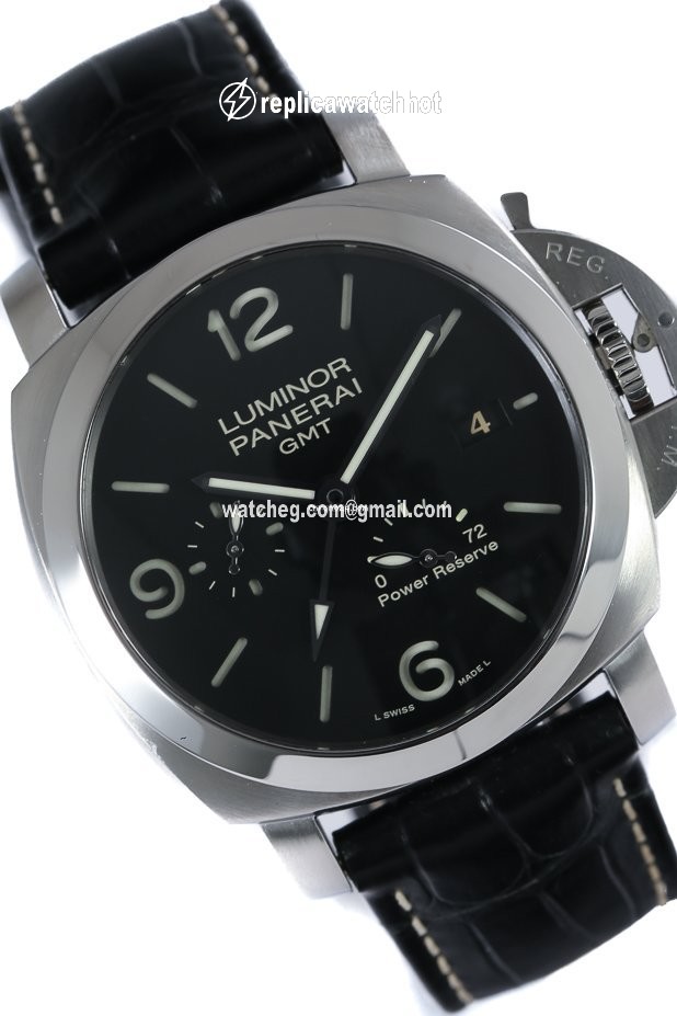 Panerai Luminor 1950 3 Days GMT Power Reserve Automatic Mens watch Unisex Automatic Steel PAM 00321 2
