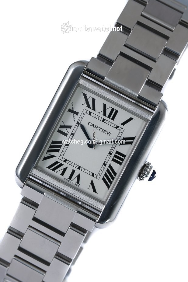 Cartier Tank Womens watch Quartz Steel WSTA0051 2