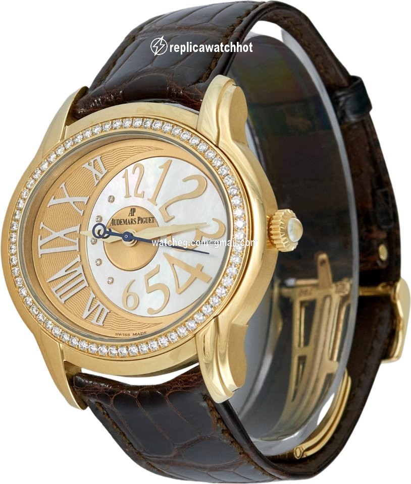 Audemars Piguet Millenary Womens watch Automatic Yellow gold 77301BA.ZZ.D097CR.01 2