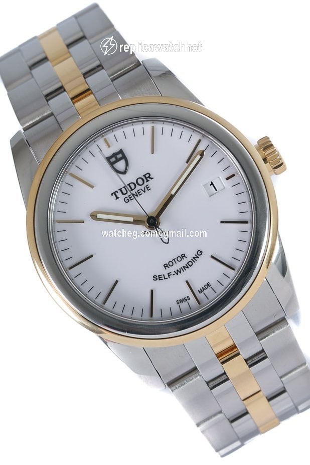 Tudor Glamour Date Mens watch Unisex Automatic Gold Steel 55003 2