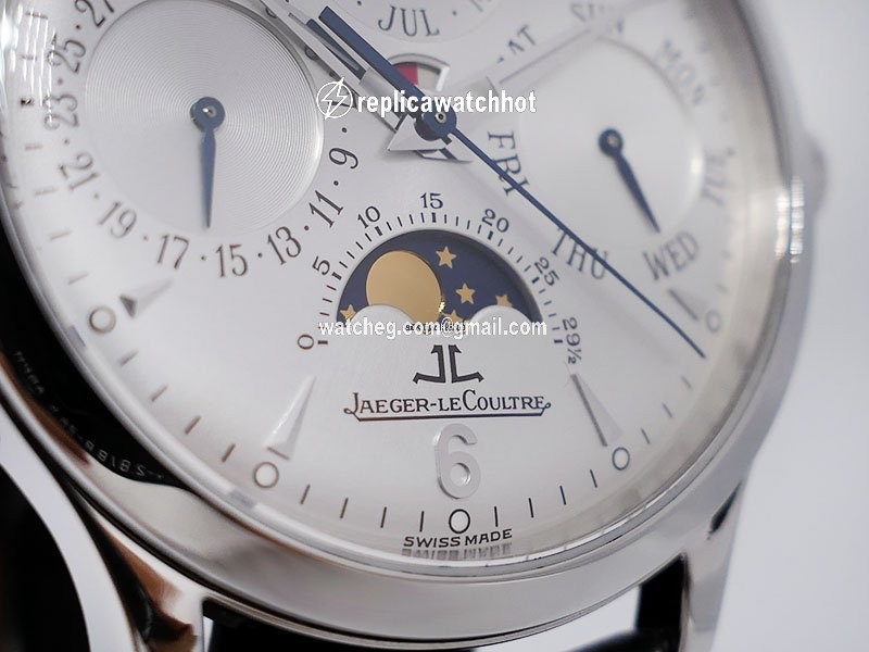 Jaeger-LeCoultre Master Ultra Thin Perpetual Mens watch Unisex Automatic Steel 140.8.80.S 2