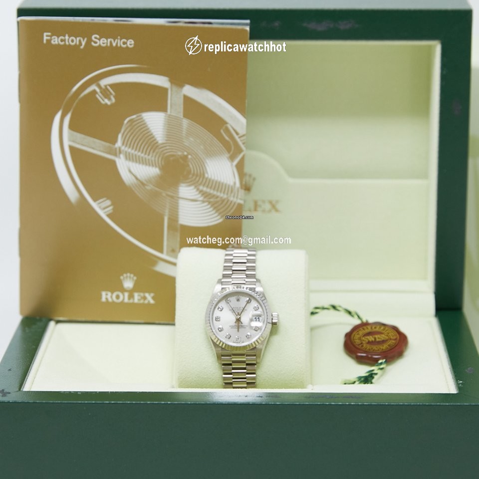 Rolex Lady-Datejust Womens watch White gold Automatic 79179 2