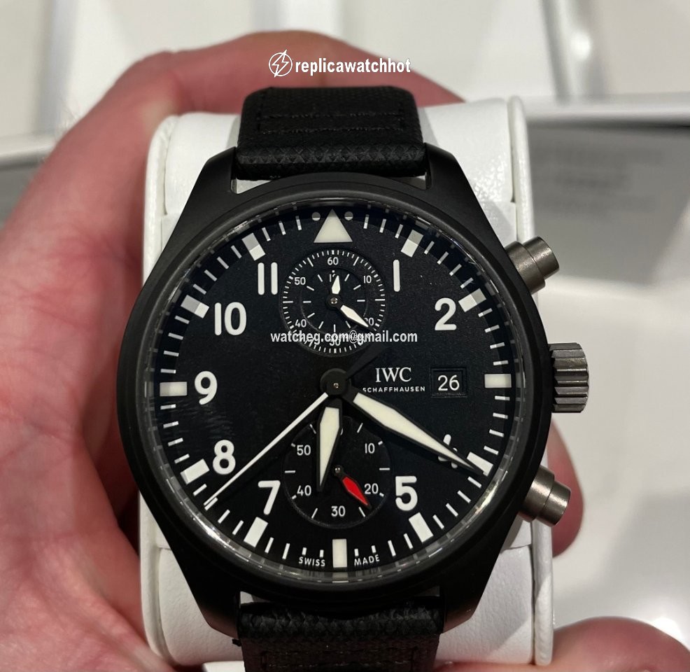 IWC Pilot Chronograph Top Gun Mens watch Unisex Automatic Ceramic IW389001 2