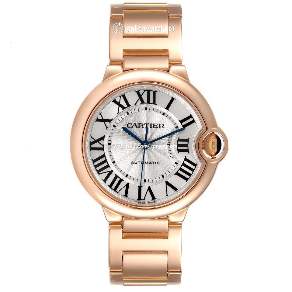Cartier Ballon Bleu 36mm Womens watch Automatic Rose gold W69004Z2 2