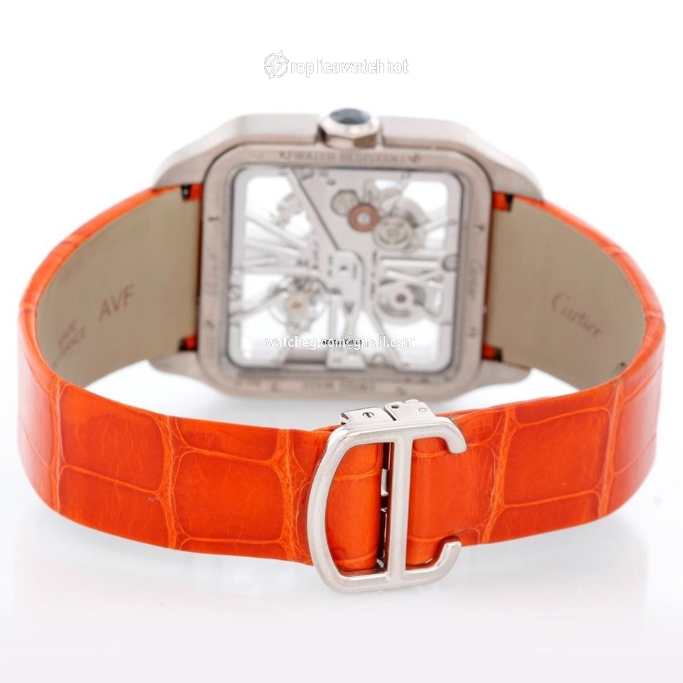 Cartier Santos Dumont Mens watch Unisex White gold W2020033 2