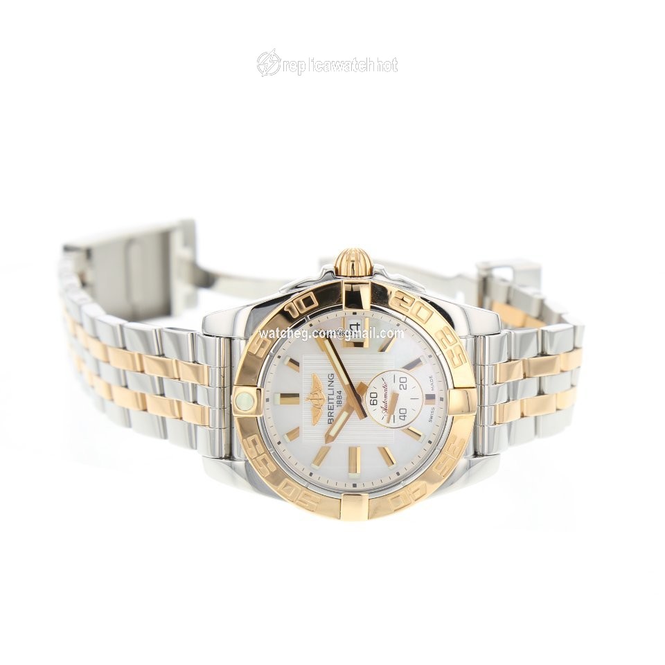 Breitling Galactic 36 Womens watch Automatic Gold Steel C3733012 A724 2