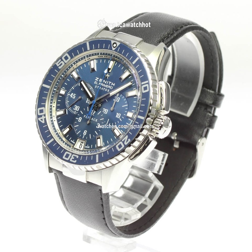 Zenith El Primero Stratos Flyback Mens watch Unisex Automatic Steel 03.2067.405 2