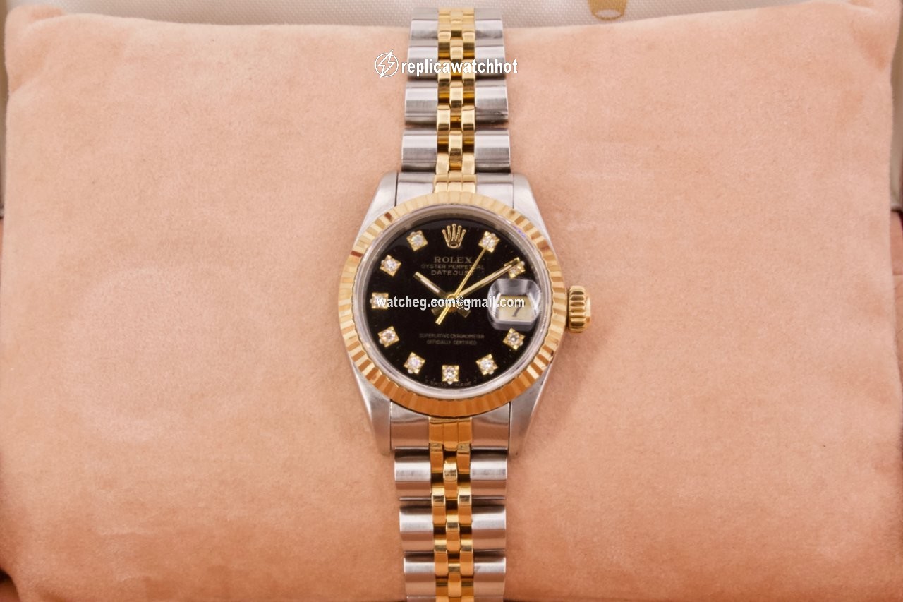 Rolex Lady-Datejust Womens watch Gold Steel Automatic 69173G 2