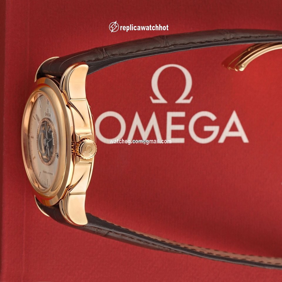 Omega De Ville Central Tourbillon Mens watch Unisex Automatic Rose gold 5933.30.32 2