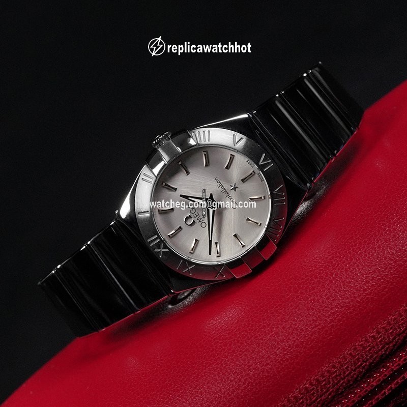 Omega Constellation Quartz Womens watch Steel 123.10.24.60.02.002 2