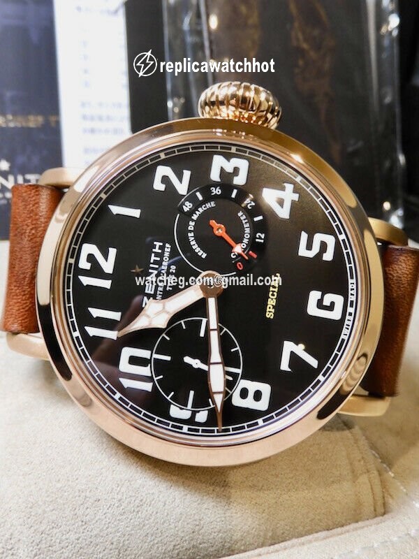 Zenith Pilot Manual winding Rose gold 18.2420.5011 21.C723 2