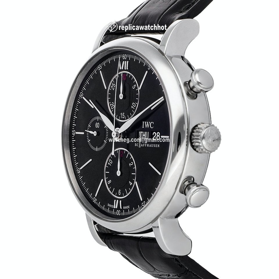 IWC Portofino Chronograph Mens watch Unisex Automatic Steel IW3910-02 2