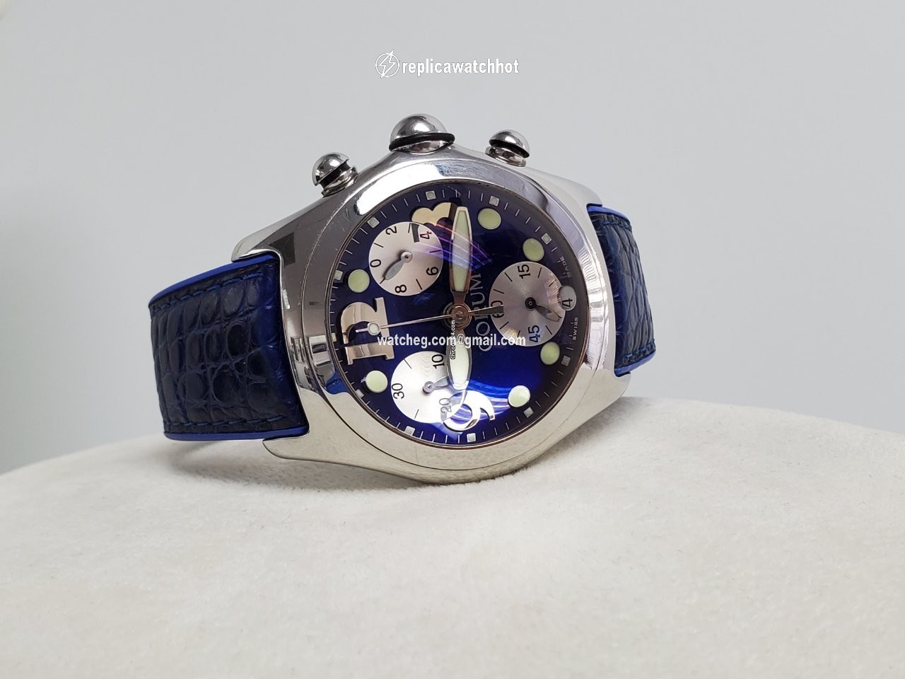 Corum Bubble Mens watch Unisex Quartz Steel 396.150.20 2