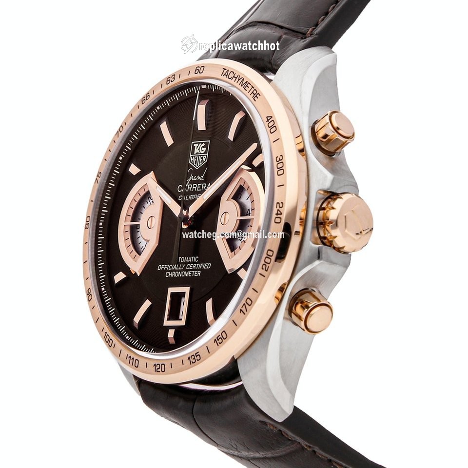 TAG Heuer Grand Carrera Mens watch Unisex Automatic Steel CAV515C.FC6231 2