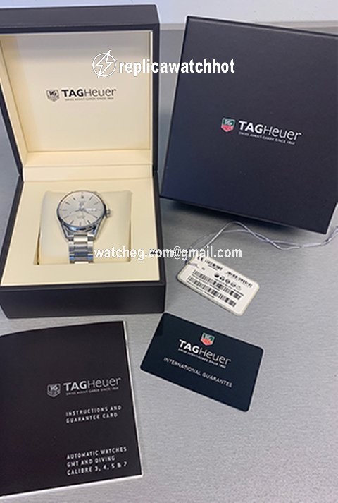 TAG Heuer Carrera Calibre 5 Mens watch Unisex Automatic Steel WAR201B.BA0723 2
