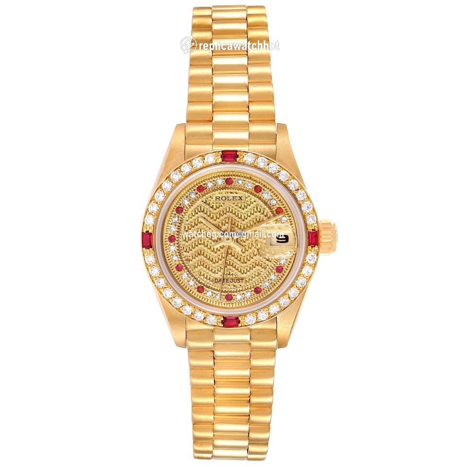 Rolex Lady-Datejust Womens watch Yellow gold Automatic 69068 2