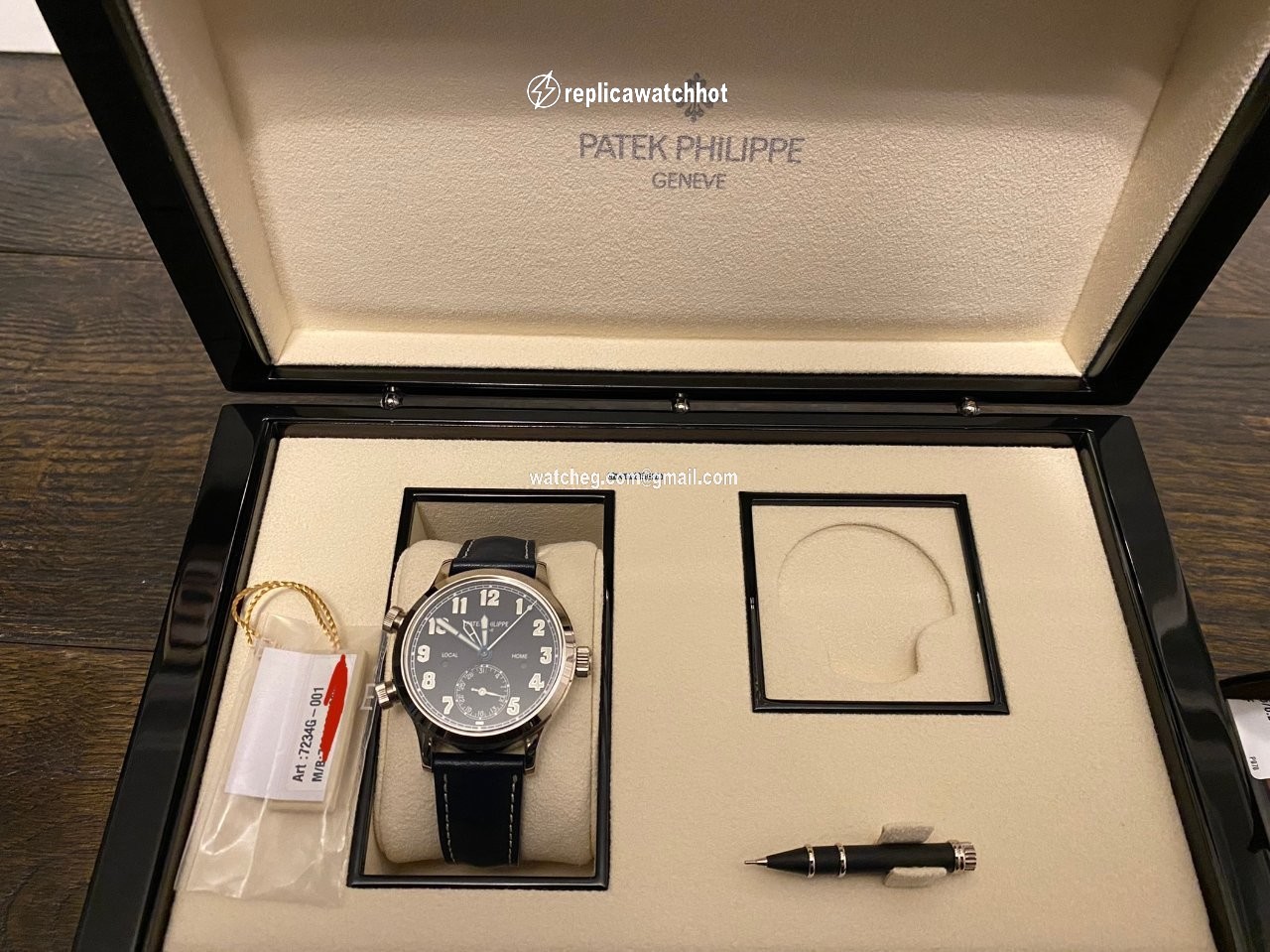Patek Philippe Travel Time Mens watch Unisex Automatic White gold 7234G-001 2
