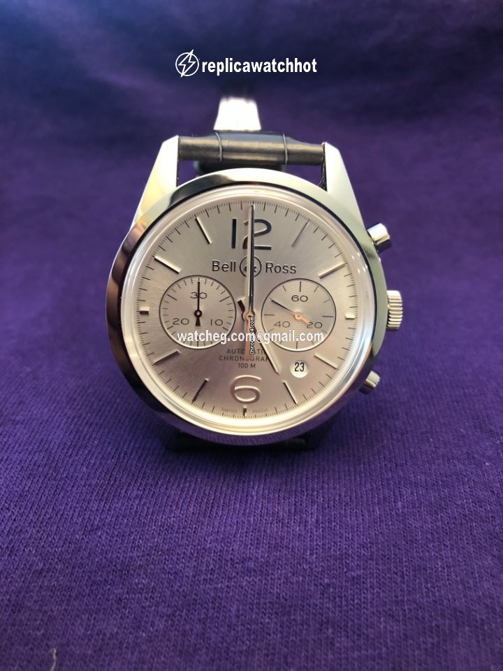 Bell & Ross Vintage Mens watch Unisex Automatic Steel BRG126-WH-ST SCR 2