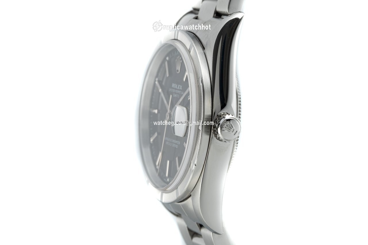 Rolex Oyster Perpetual Date Mens watch Unisex Steel Automatic 15010 2