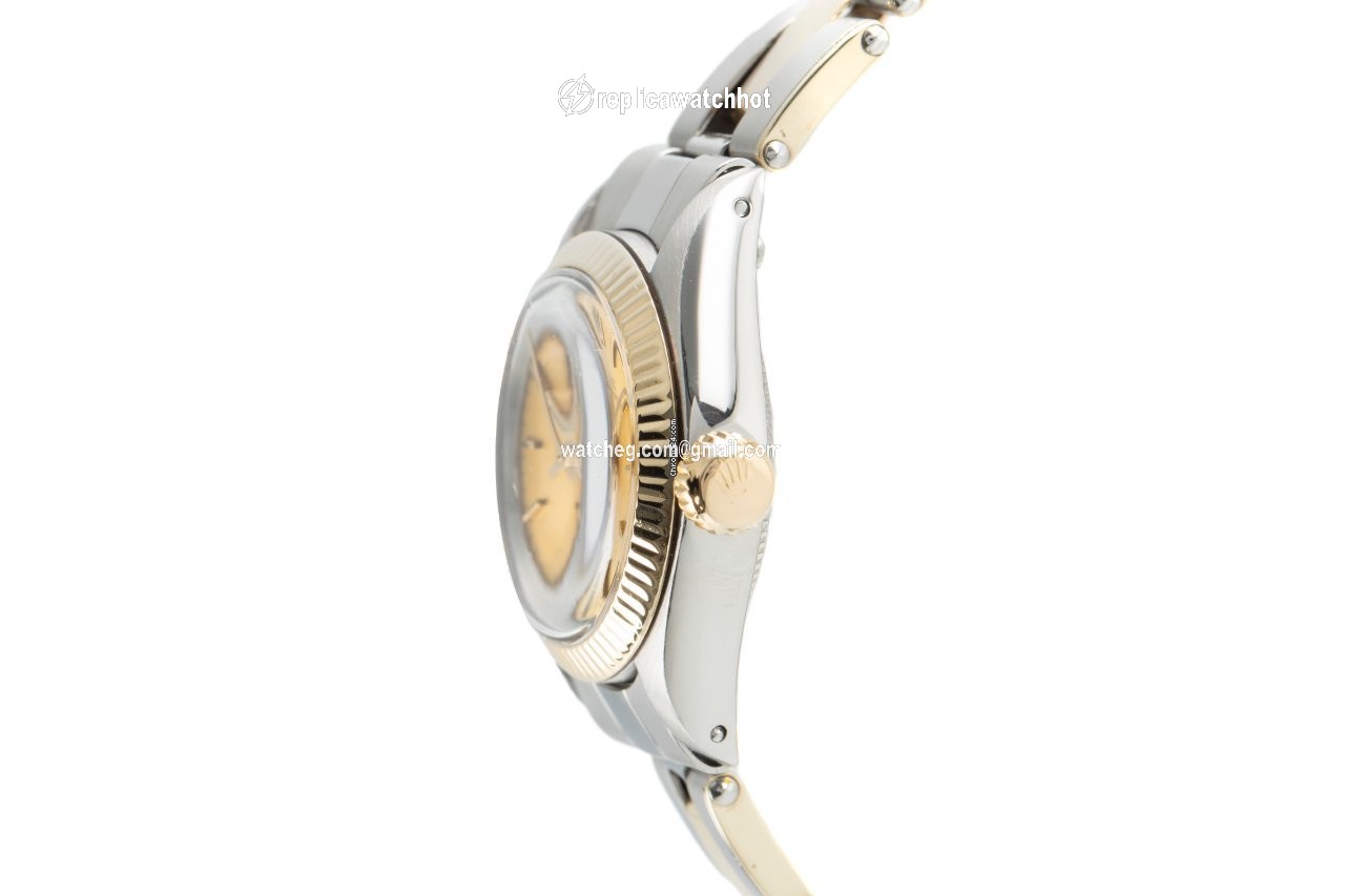 Rolex Oyster Perpetual 26 Womens watch Gold Steel Automatic 6718 2