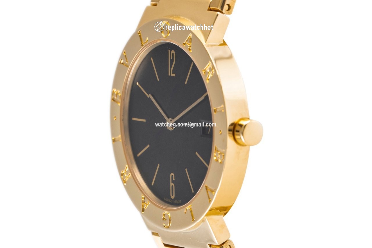Bulgari Bulgari Mens watch Unisex Quartz Yellow gold BB33GG 2