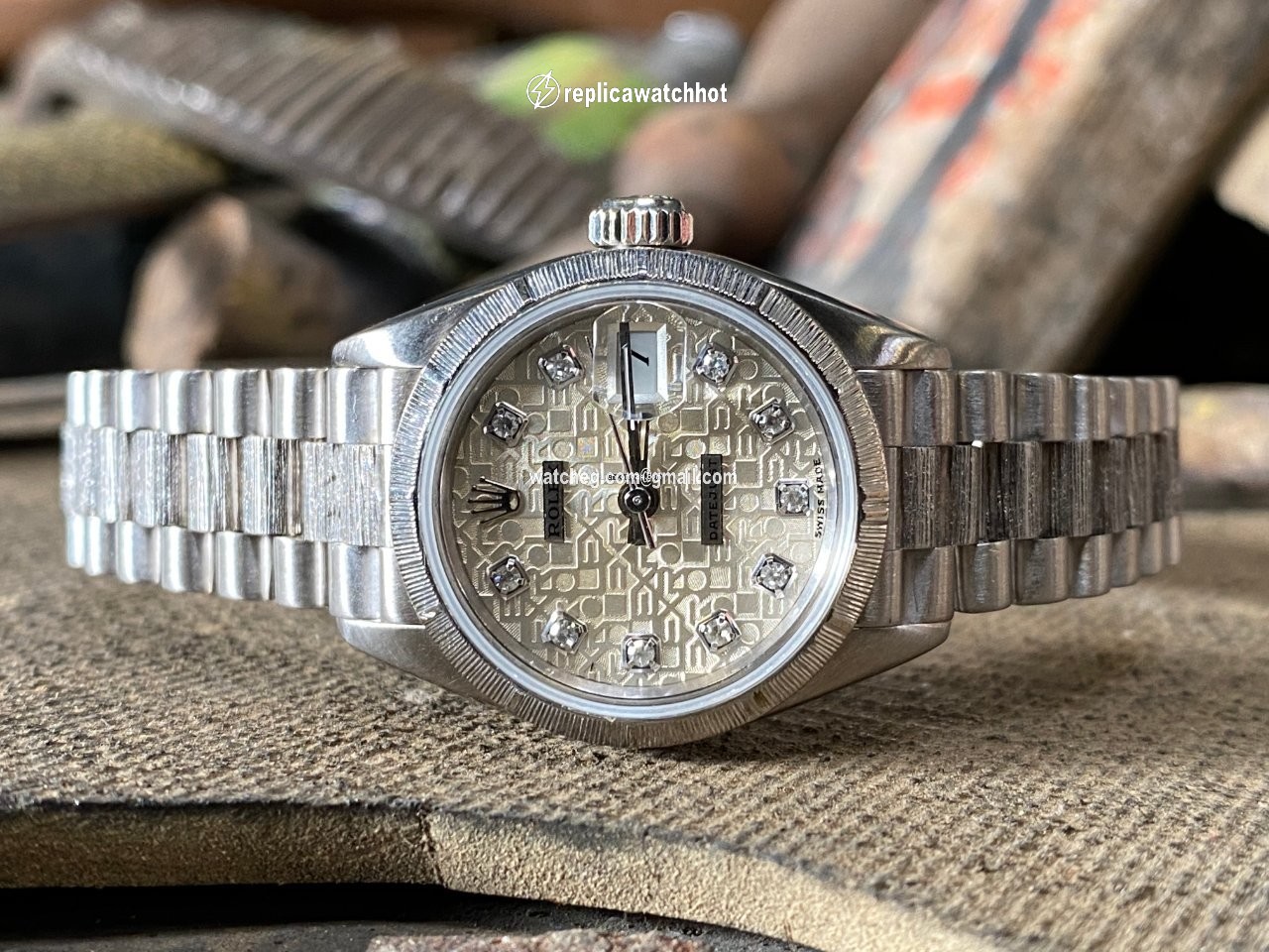 Rolex Lady-Datejust Womens watch White gold 69279 2