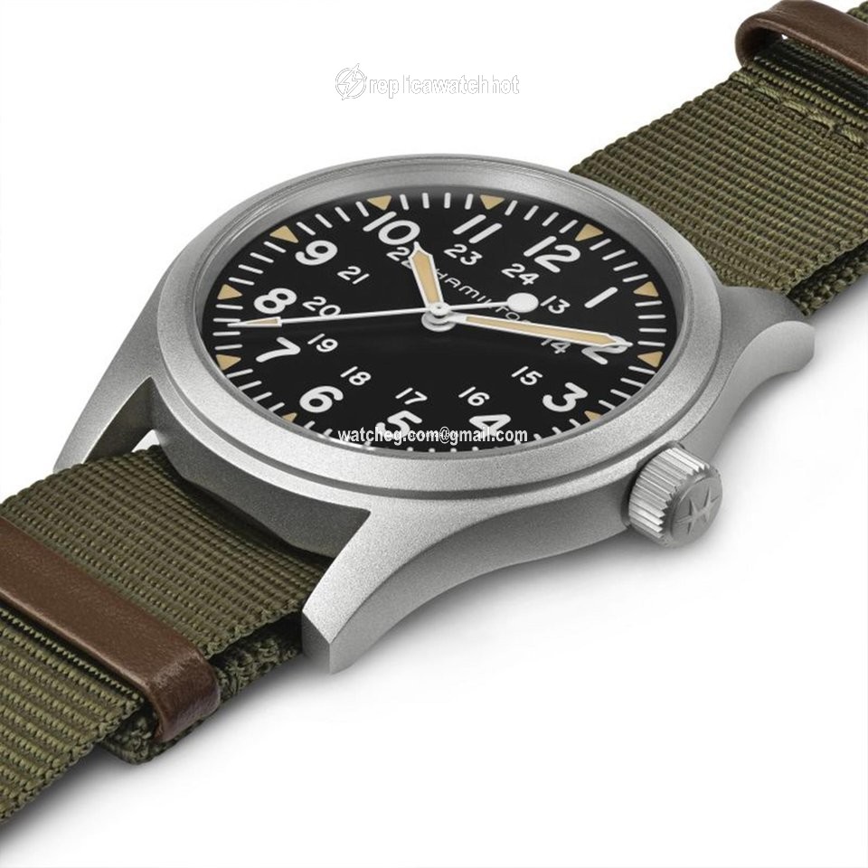 Hamilton Khaki Field Mens watch Unisex Manual winding Steel H69529933 2